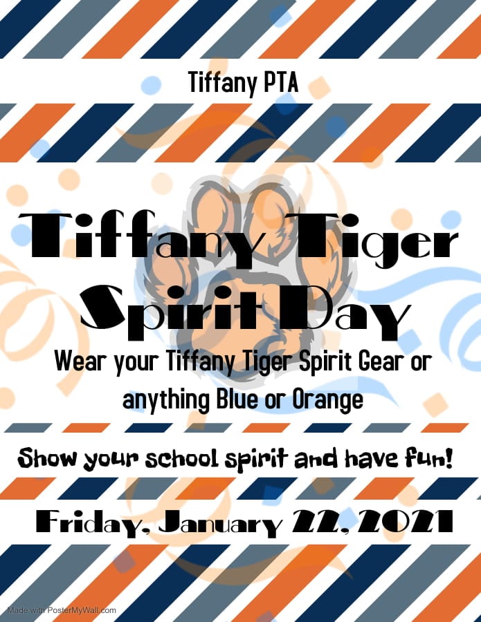 Tiffany Spirit Day Tiffany Elementary School